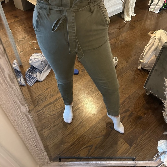 Express corduroy pants with tie - Picture 2 of 3